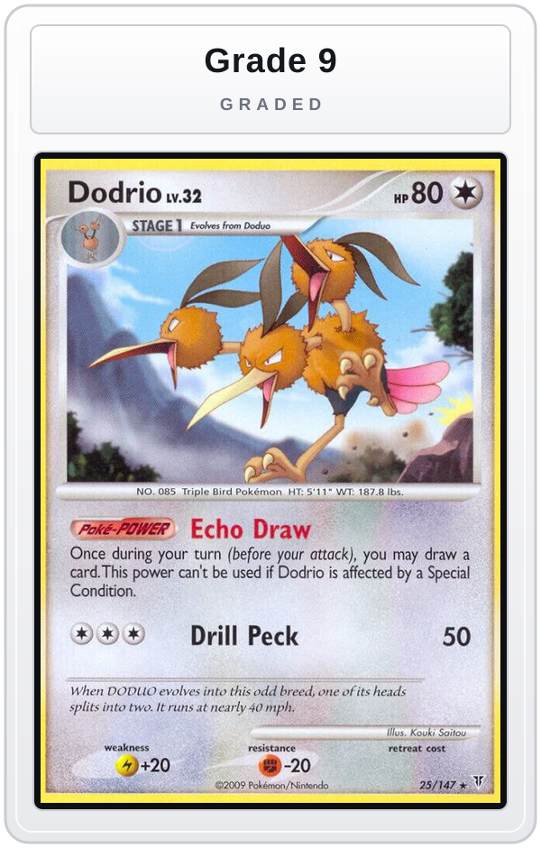 Graded - Dodrio — Grade 9 graded overlay