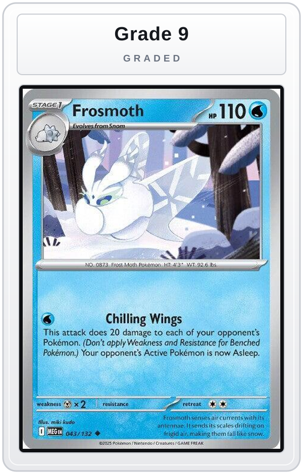 Graded - Frosmoth — Grade 9 graded overlay