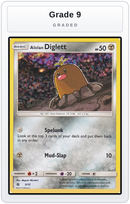 Graded - Alolan Diglett - 9/12 — Grade 9 graded overlay
