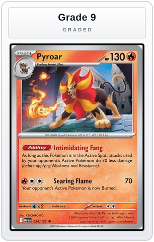 Graded - Pyroar — Grade 9 graded overlay