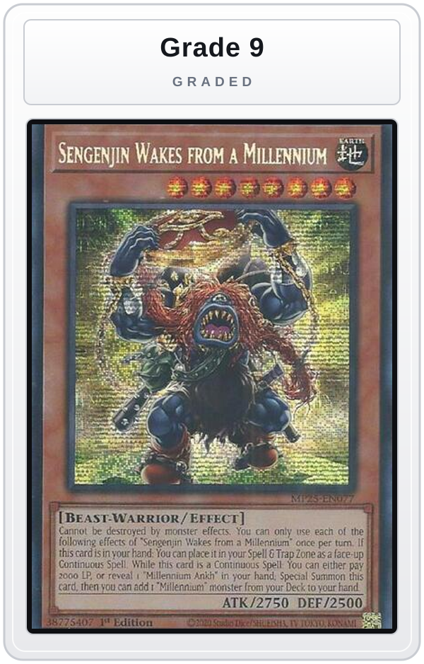 Graded - Sengenjin Wakes from a Millennium — Grade 9 graded overlay