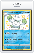 Graded - Galarian Darmanitan — Grade 9 graded overlay