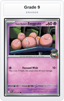 Graded - Team Rocket's Exeggcute — Grade 9 graded overlay