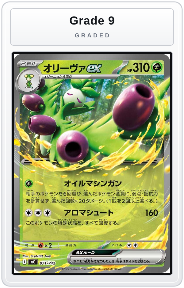 Graded - Arboliva ex — Grade 9 graded overlay