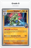 Graded - Team Rocket's Tyranitar — Grade 9 graded overlay