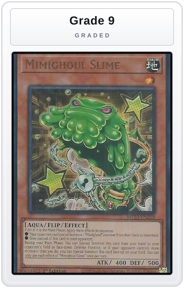 Graded - Mimighoul Slime — Grade 9 graded overlay