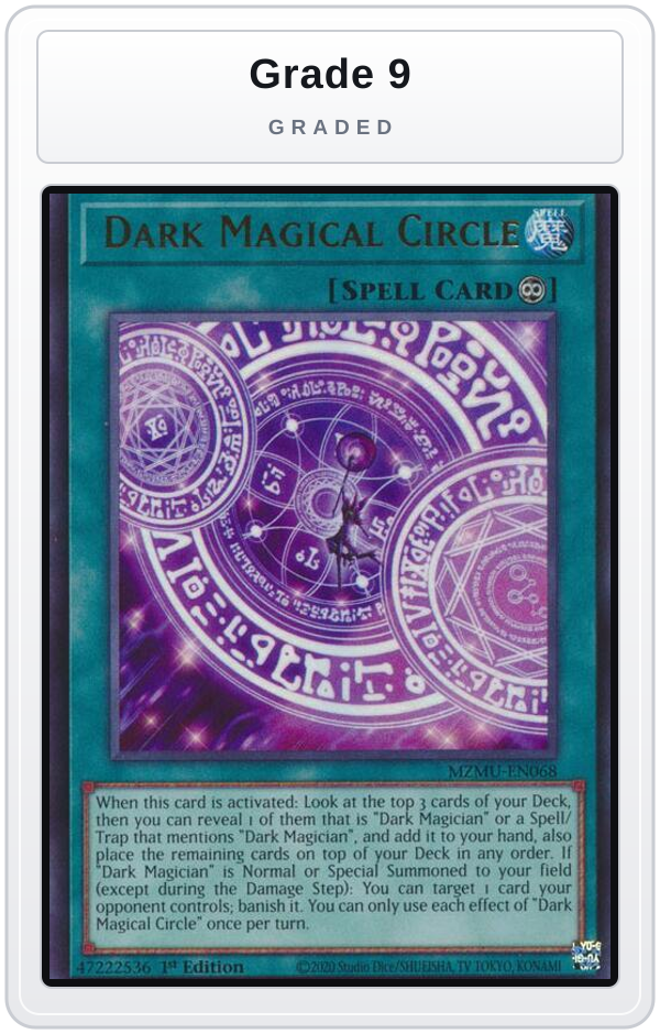 Graded - Dark Magical Circle — Grade 9 graded overlay