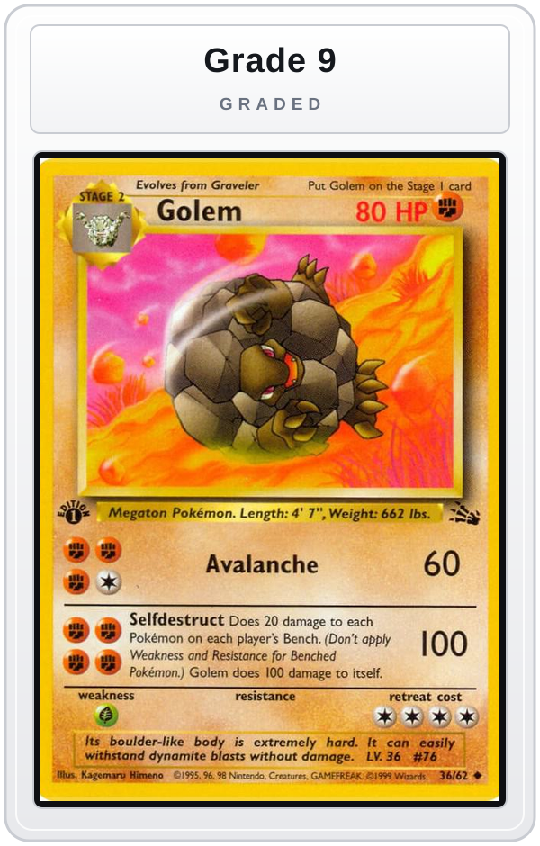 Graded - Golem — Grade 9 graded overlay