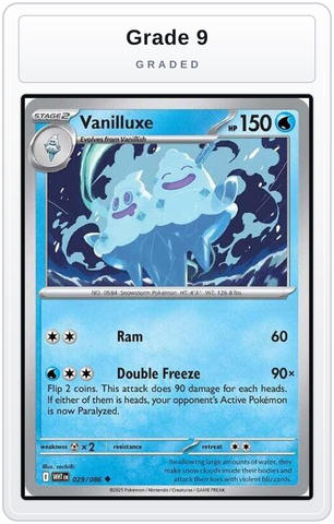 Graded - Vanilluxe — Grade 9 graded overlay