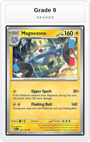 Graded - Magnezone — Grade 9 graded overlay