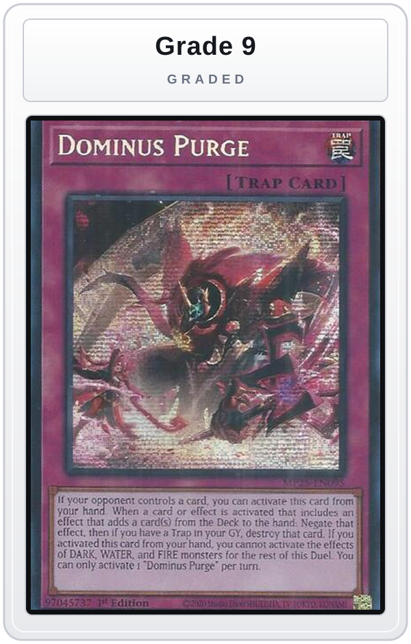 Graded - Dominus Purge — Grade 9 graded overlay
