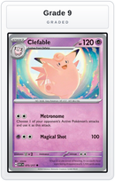 Graded - Clefable — Grade 9 graded overlay
