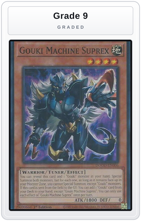 Graded - Gouki Machine Suprex — Grade 9 graded overlay