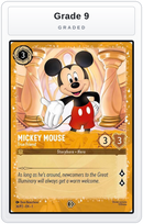 Graded - Mickey Mouse - True Friend (Puzzle Promo) — Grade 9 graded overlay