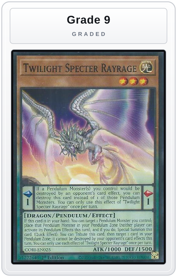 Graded - Twilight Specter Rayrage — Grade 9 graded overlay
