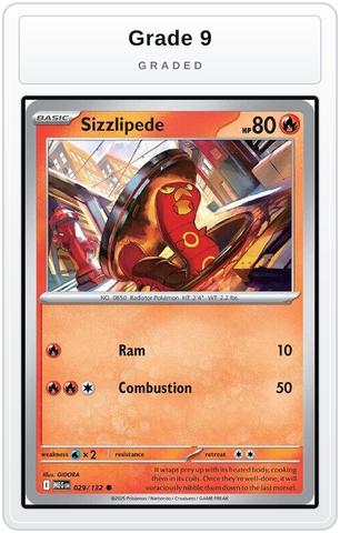 Graded - Sizzlipede — Grade 9 graded overlay