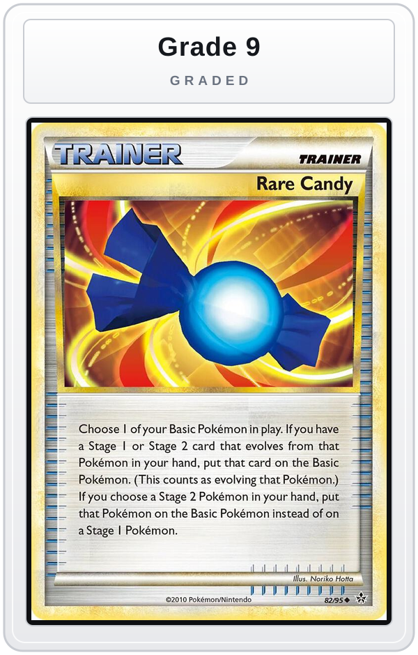 Graded - Rare Candy — Grade 9 graded overlay