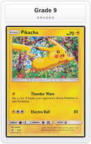 Graded - Pikachu - 5/12 — Grade 9 graded overlay