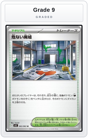 Graded - Dangerous Ruins — Grade 9 graded overlay