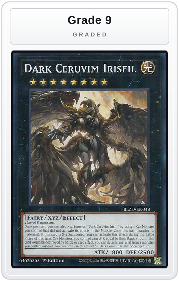 Graded - Dark Ceruvim Irisfil — Grade 9 graded overlay