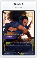 Graded - Yasuo, Windrider — Grade 9 graded overlay