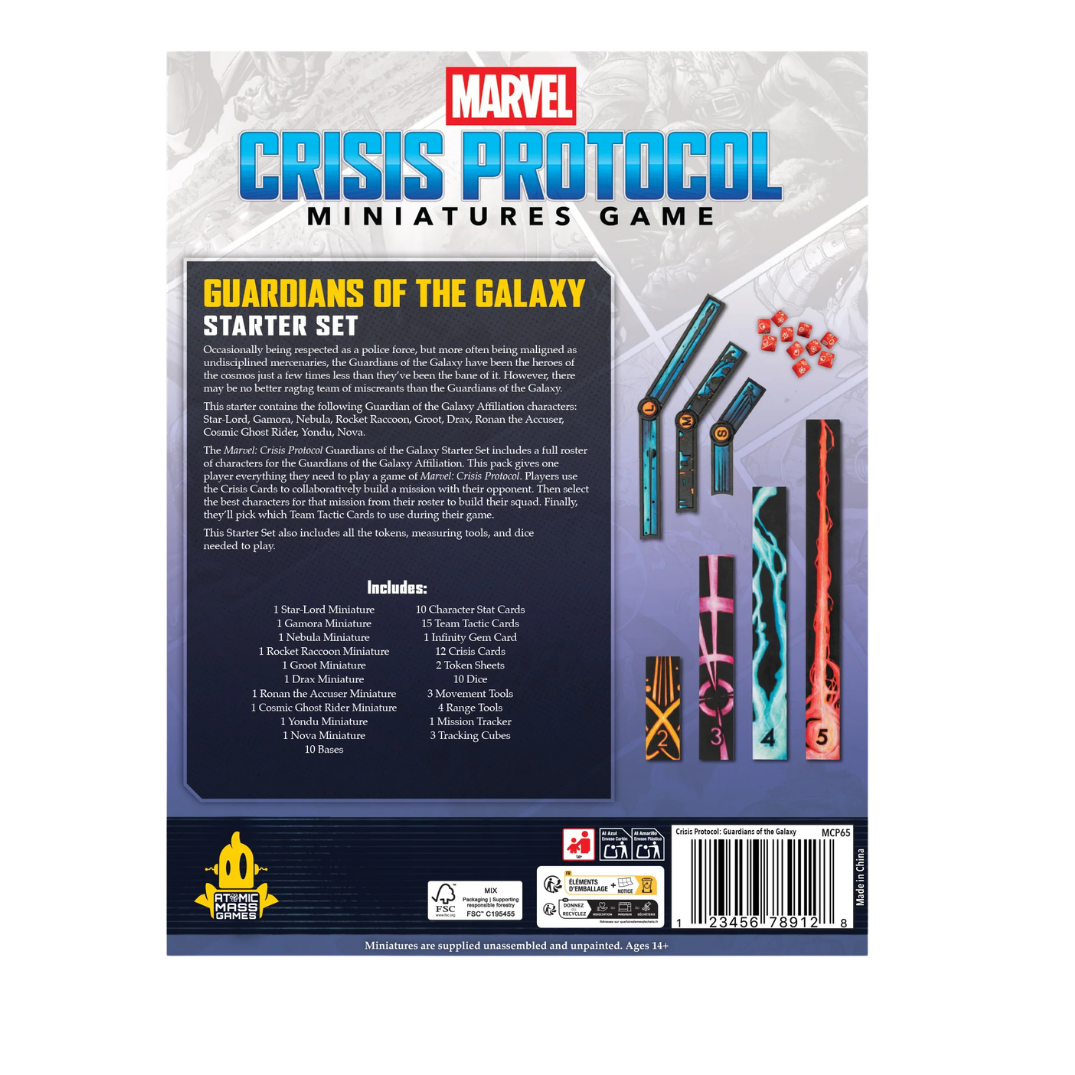 Marvel: Crisis Protocol - Guardians of the Galaxy Starter Set
