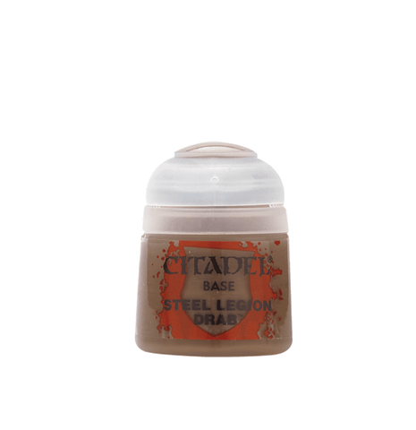Warhammer Colour Base: Steel Legion Drab (12ml)