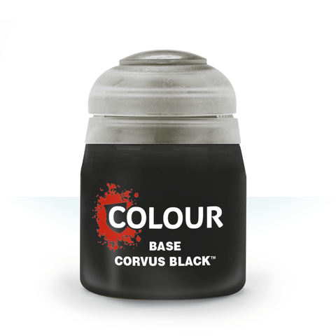 Warhammer Colour Base: Corvus Black (12ml)