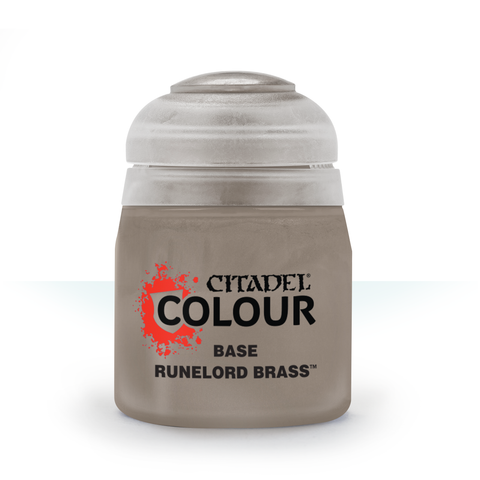 Warhammer Colour Base: Runelord Brass (12ml)