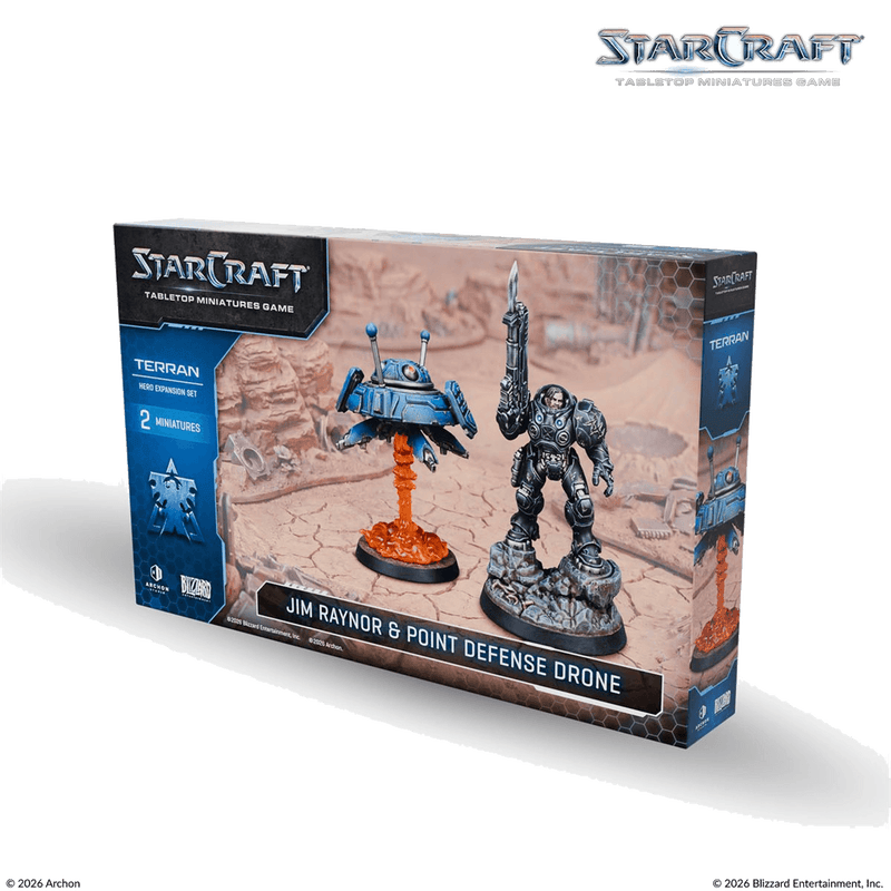 Starcraft: The Miniatures Game: Terran: Jim Raynor (Raynor's Raiders) Hero Expansion Set