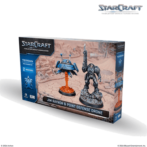 Starcraft: The Miniatures Game: Terran: Jim Raynor (Raynor's Raiders) Hero Expansion Set