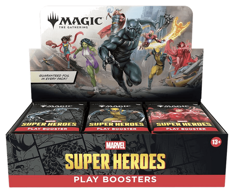 Marvel Super Heroes - Play Booster Display