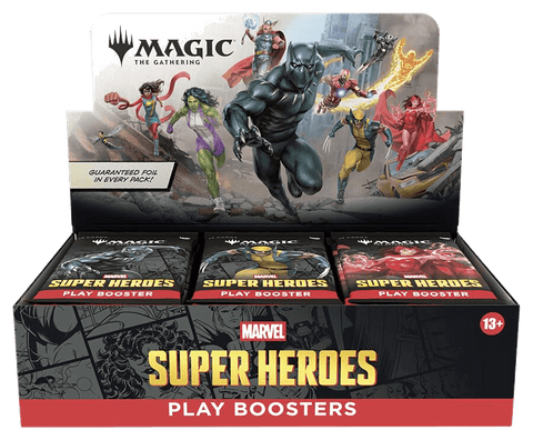 Marvel Super Heroes - Play Booster Display