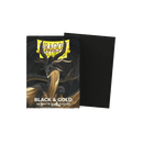 Dragon Shield: Standard 100ct Sleeves - Black & Gold (Dual Matte)