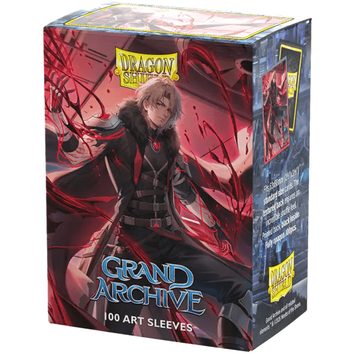 Dragon Shield: Standard 100ct Sleeves - Dante, Hemomancer (Dual Art)