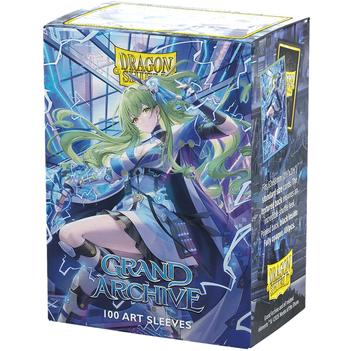 Dragon Shield: Standard 100ct Sleeves - Lorraine, Arclight Saber (Dual Art)