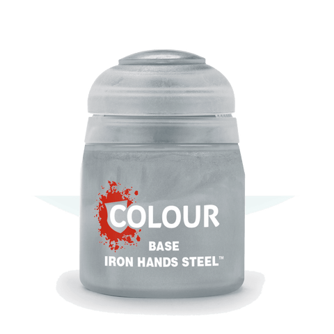 Warhammer Colour Base: Iron Hands Steel (12ml)