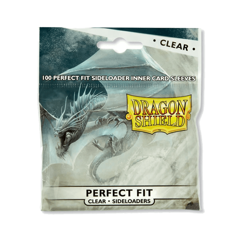 Dragon Shield: Standard Size 100ct Inner Sleeves - Perfect Fit Sideloader (Clear 'Naluapo')