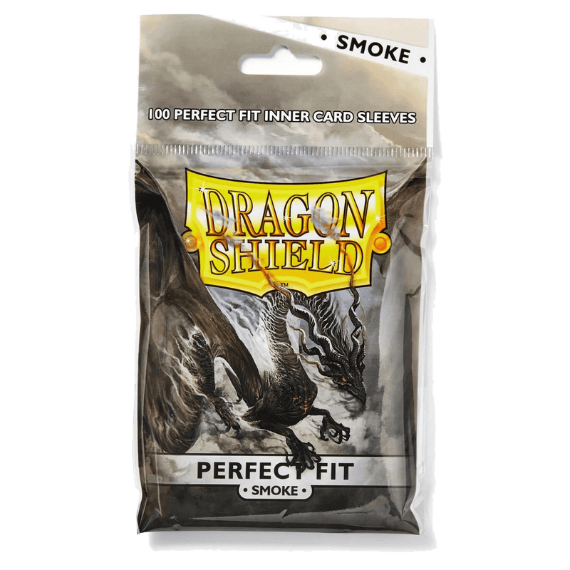 Dragon Shield: Standard Size 100ct Inner Sleeves - Perfect Fit (Smoke 'Fuligo')