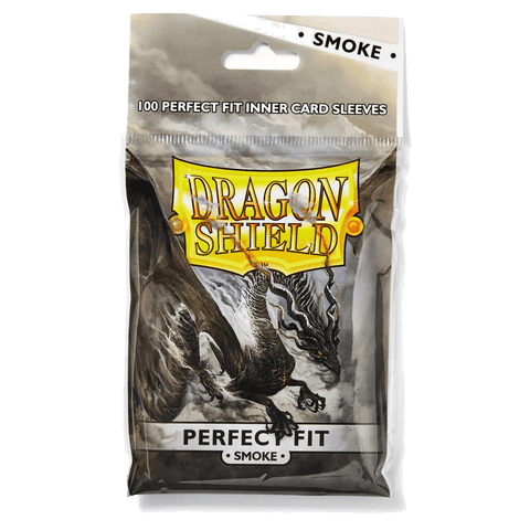 Dragon Shield: Standard Size 100ct Inner Sleeves - Perfect Fit (Smoke 'Fuligo')