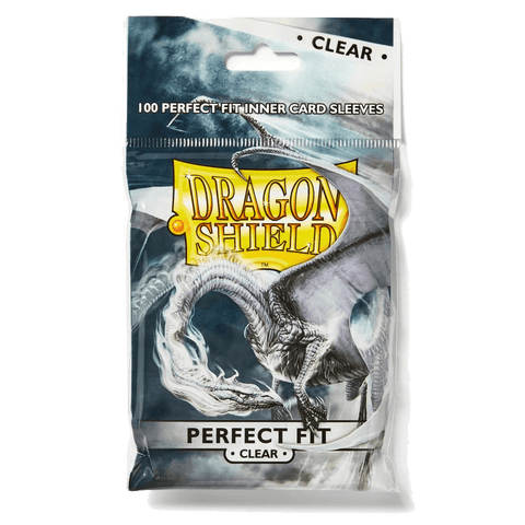 Dragon Shield: Standard Size 100ct Inner Sleeves - Perfect Fit (Clear 'Sanctus')