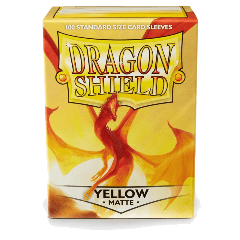 Dragon Shield: Standard 100ct Sleeves - Yellow (Matte)