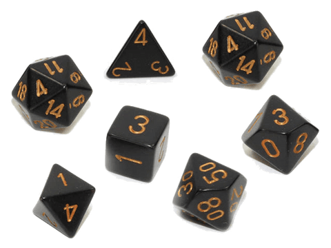 Chessex- 7pc Polyhedral: Opaque