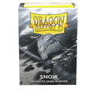 Dragon Shield: Standard 100ct Sleeves - Snow (Dual Matte)