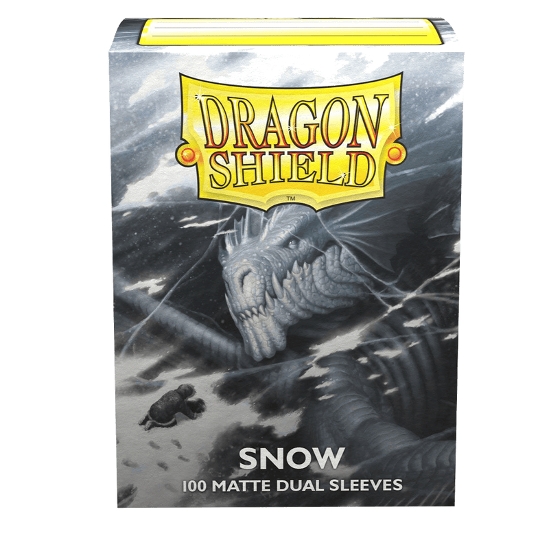 Dragon Shield: Standard 100ct Sleeves - Snow (Dual Matte)