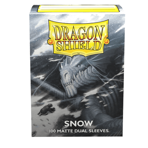 Dragon Shield: Standard 100ct Sleeves - Snow (Dual Matte)