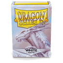 Dragon Shield: Standard 100ct Sleeves - White (Matte)