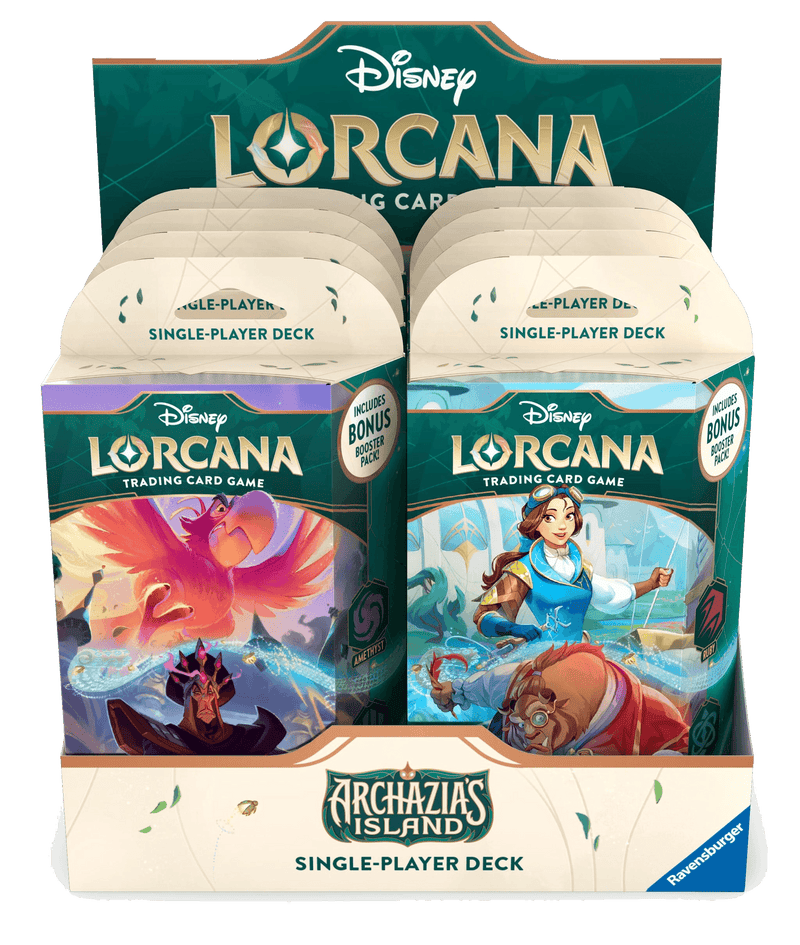 Disney Lorcana: Archazia's Island - Starter Deck Display