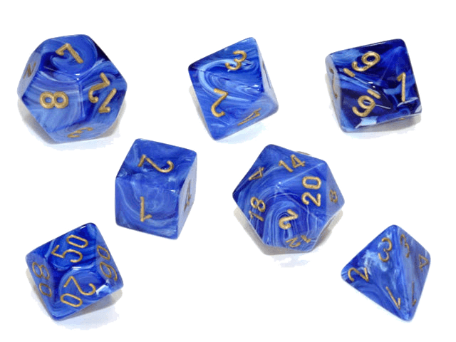 Chessex- 7pc Polyhedral: Vortex