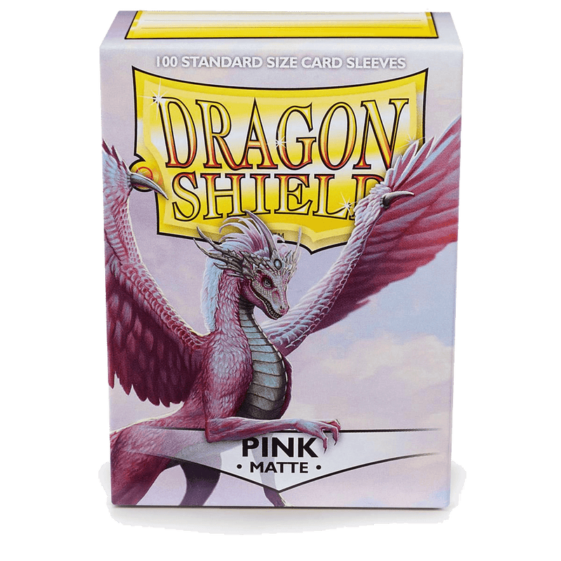 Dragon Shield: Standard 100ct Sleeves - Pink (Matte)